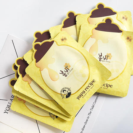 【5月预售】【一般贸易】韩国papa recipe春雨蜂胶蜂蜜面膜10片/盒（黄春雨）